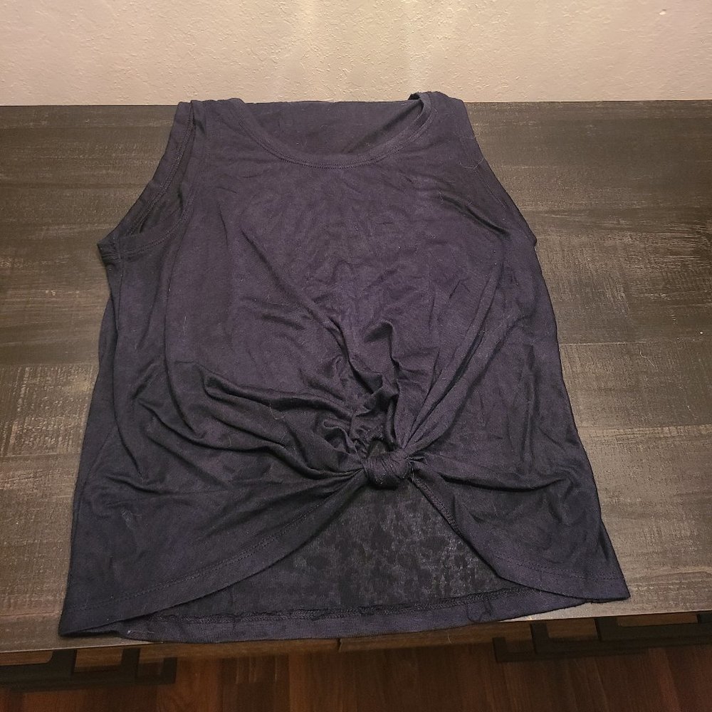 Animal print active wear tank